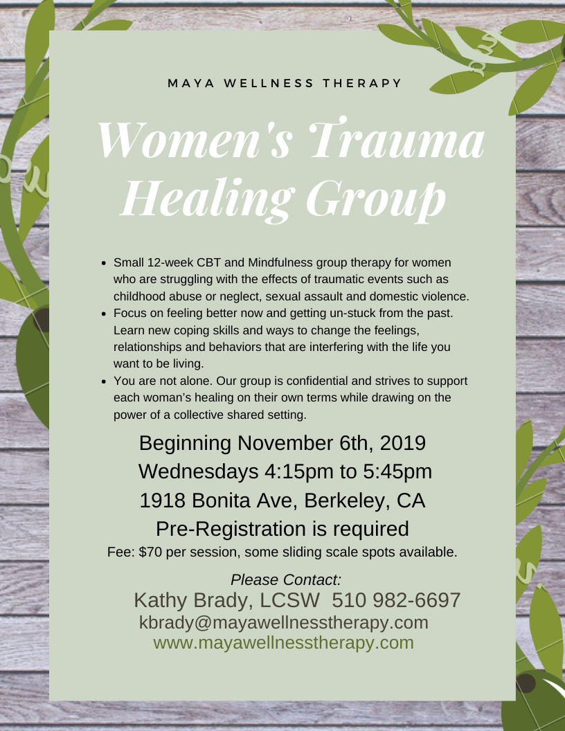 New Women's Trauma Healing Group